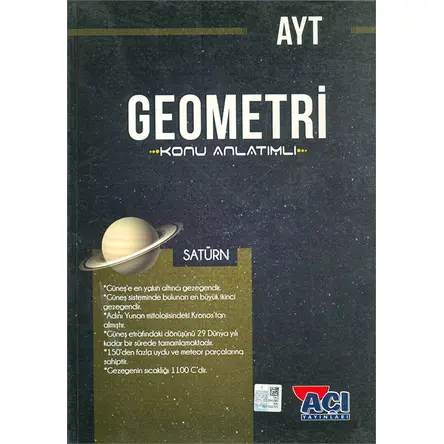 AYT Geometri Konu Anlatımlı (Kampanyalı) Açı Yayınları