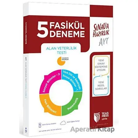 AYT 5 Fasikül Deneme (Kampanyalı) Teas Press Yayınları