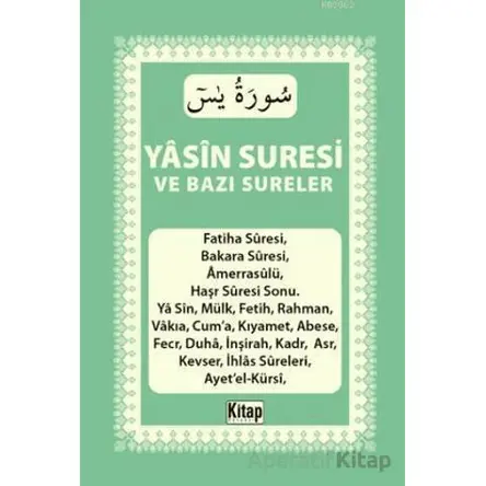 Yasin Suresi Ve Bazı Sureler - Kolektif - Kitap Dünyası Yayınları