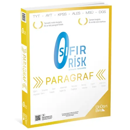 ÜÇdörtbeş - Paragraf Sıfır Risk - GÜNCEL BASKI
