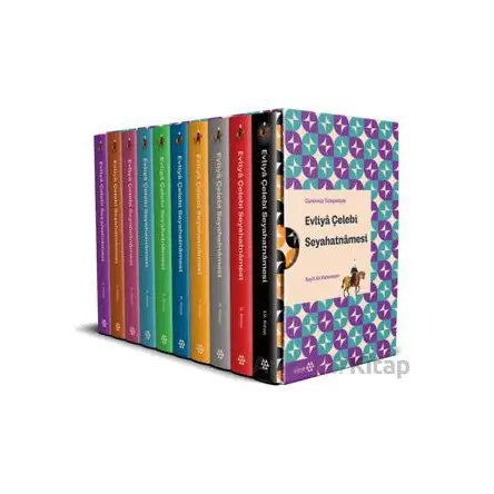 Evliya Çelebi Seyahatnamesi 10 Kitap (Takım) - Evliya Çelebi - Yeditepe Yayınevi