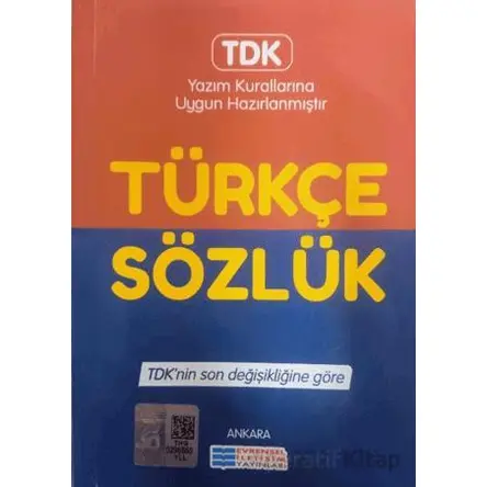 Türkçe Sözlük İlkokul Ortaokul - Kolektif - Evrensel İletişim Yayınları