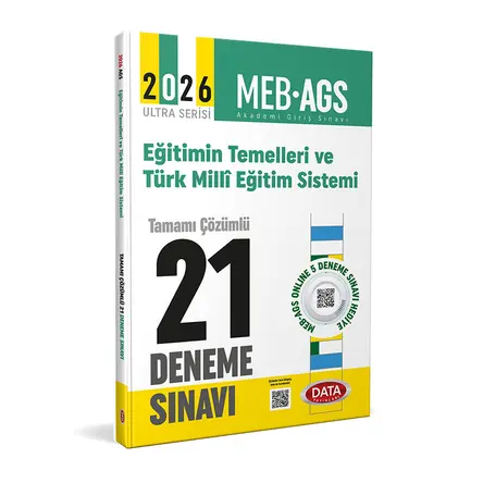 2026 AGS Eğitimin Temelleri ve Türk Milli Eğitim Sistemi Tamamı Çözümlü 21 Deneme Sınavı