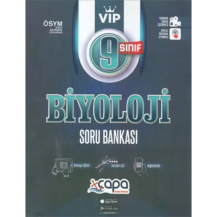 9.Sınıf Biyoloji Soru Bankası (Kampanyalı) Çapa Yayınları