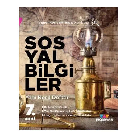 7.Sınıf Sosyal Bilgiler Yeni Nesil Defter (Kampanyalı) Workwin Yayınları