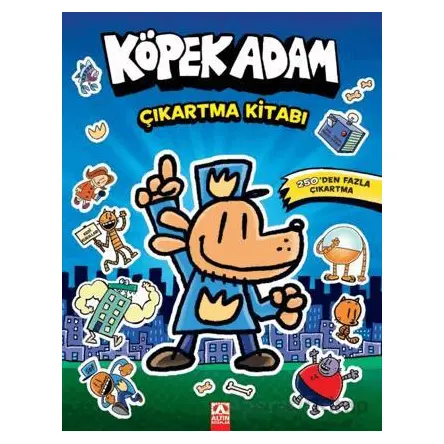 Köpek Adam Çıkartma Kitabı - Dav Pilkey - Altın Kitaplar