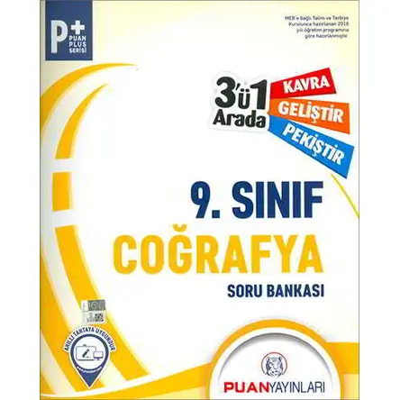 Puan 9.Sınıf Coğrafya 3ü 1 Arada Soru Bankası