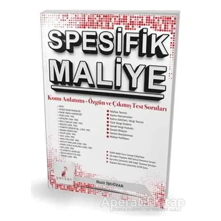 Spesifik Maliye - Halil İşgüzar - Pelikan Tıp Teknik Yayıncılık