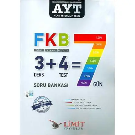 Limit AYT Fizik Kimya Biyoloji Soru Bankası (Kampanyalı)