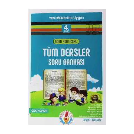 Işıklı 4.Sınıf Adım Adım Işıklı Tüm Dersler Soru Bankası