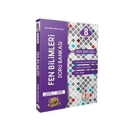 Adım Adım Işıklı 8. Sınıf Fen Bilimleri Soru Bankası