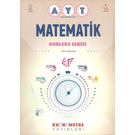 AYT Matematik Dubleks Serisi Soru Bankası (Kampanyalı) Kronometre Yayınları