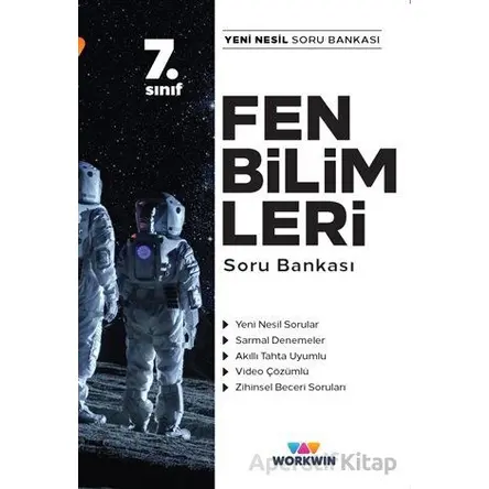 7. Sınıf Fen Bilimleri Soru Bankası (Kampanyalı) Workwin Yayınları