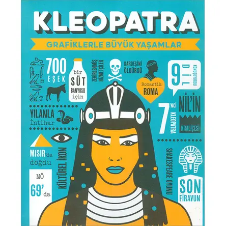 Kleopatra (Grafiklerle Büyük Yaşamlar) Mor Elma