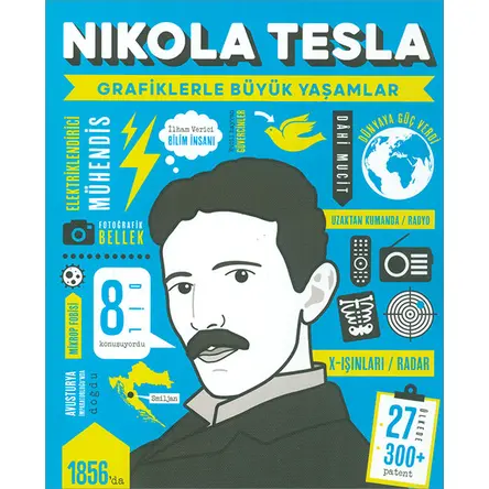 Nikola Tesla (Grafiklerle Büyük Yaşamlar) Mor Elma