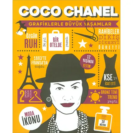 Coco Chanel (Grafiklerle Büyük Yaşamlar) Mor Elma