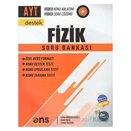 AYT Fizik Destek Soru Bankası (Kampanyalı) ENS Yayıncılık