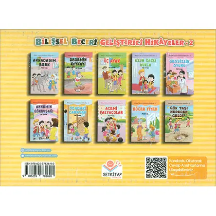 Bilişsel Beceri Geliştirici Hikayeler-2 (10 Kitap) SetKitap Yayıncılık