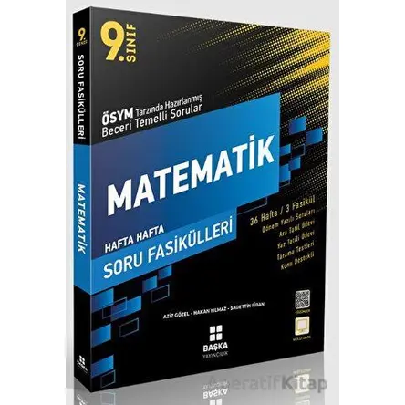 9.Sınıf Matematik Hafta Hafta Soru Fasikülleri (Kampanyalı) Başka Yayıncılık