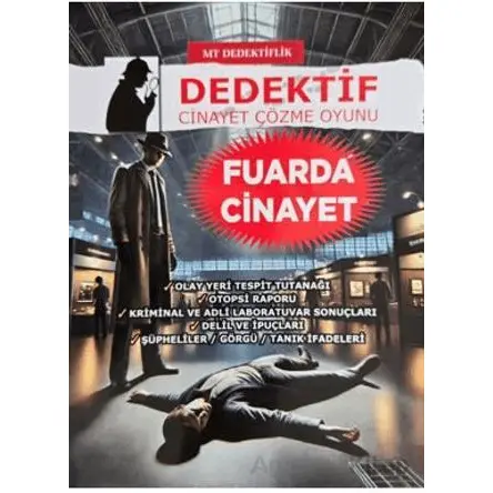 Dedektiflik Cinayet Çözme Oyunu - Fuarda Cinayet - MT Dedektif Yayınları