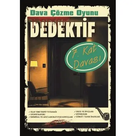 Dava Cözme Oyunu Dedektif - 7. Kat Davası - MT Dedektif Yayınları