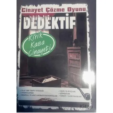 Cinayet Çözme Oyunu Dedektif - Kırık Masa Cinayeti - MT Dedektif Yayınları