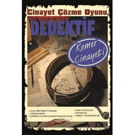 Cinayet Çözme Oyunu Dedektif - Kemer Cinayeti - MT Dedektif Yayınları