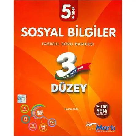 Martı Okul 5.Sınıf Sosyal Bilgiler Fasikül Soru Bankası
