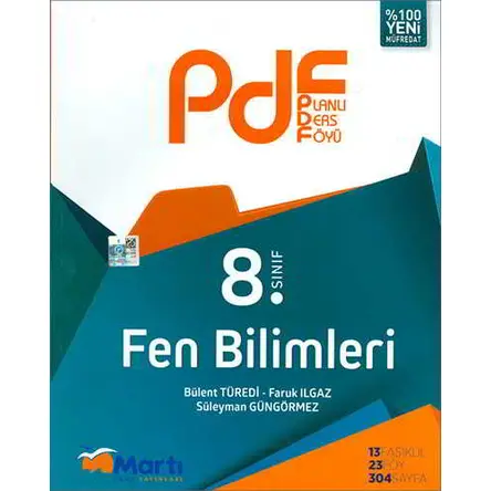 Martı Okul 8.Sınıf Fen Bilimleri PDF Planlı Ders Föyü
