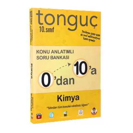 Tonguç 0dan 10a Kimya Konu Anlatımlı Soru Bankası