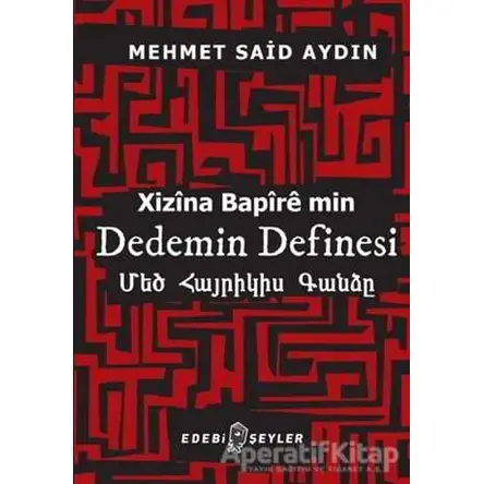 Dedemin Definesi - Mehmet Said Aydın - Edebi Şeyler