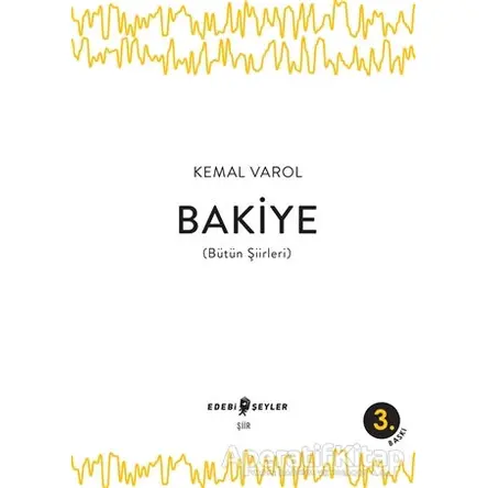 Bakiye (Bütün Şiirleri) - Kemal Varol - Edebi Şeyler