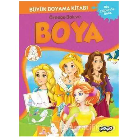 Büyük Boyama Kitabı 1 - Kolektif - Pogo Çocuk