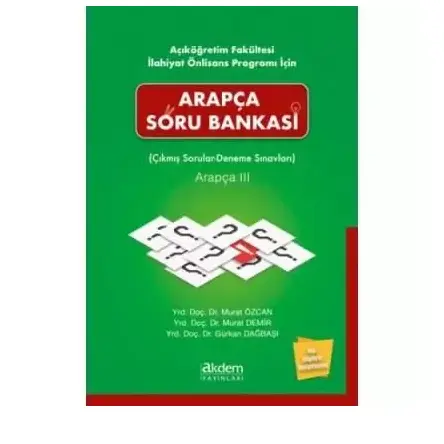 Arapça Soru Bankası 3 - Murat Demir - Akdem Yayınları
