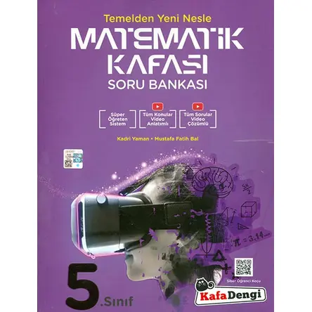 Kafadengi 5.Sınıf Matematik Kafası Tümü Video Çözümlü Soru Bankası