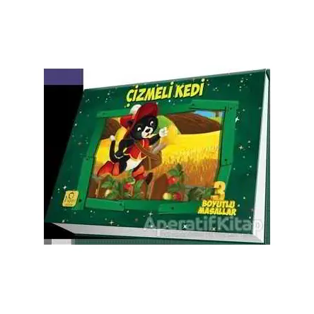 Üç Boyutlu Masallar : Çizmeli Kedi - Kolektif - Vişne Çocuk