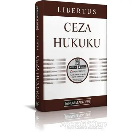 Libertus Ceza Hukuku Konu Anlatımı - Ender Büyükçulha - Pegem A Yayıncılık