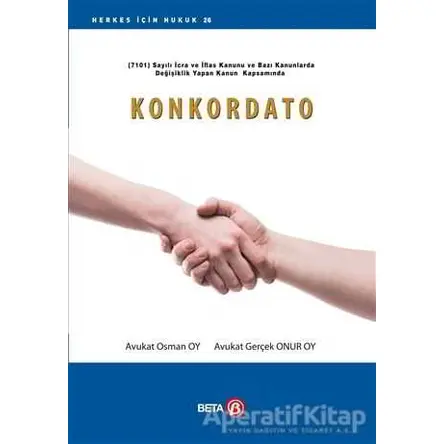 Konkordato - Osman Oy - Beta Yayınevi