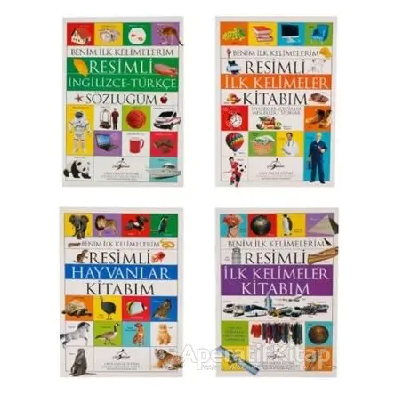 İlk Kelimeler Serisi 4 Kitap Takım - Kolektif - Çocuk Gezegeni