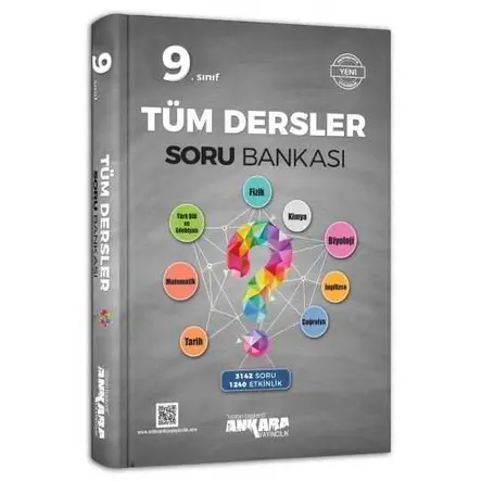 2022 9.Sınıf Tüm Dersler Soru Bankası Ankara Yayıncılık