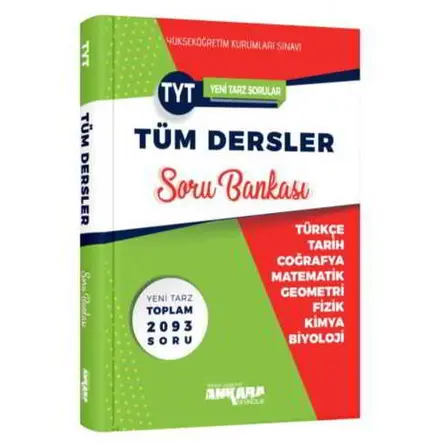 2022 TYT Tüm Dersler Soru Bankası Ankara Yayıncılık