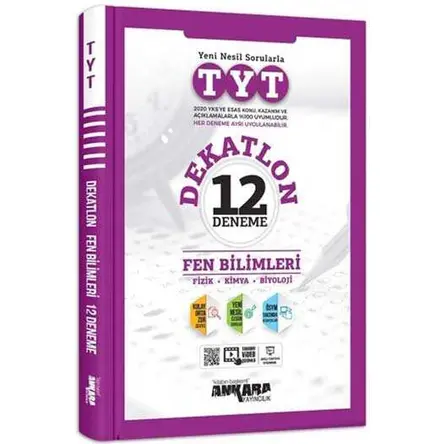 TYT Fen Bilimleri Dekatlon 12 Deneme ?Ankara Yayıncılık