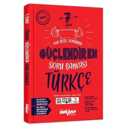 7.Sınıf Türkçe Güçlendiren Soru Bankası Ankara Yayıncılık