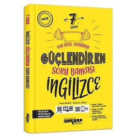 7.Sınıf İngilizce Güçlendiren Soru Bankası Ankara Yayıncılık