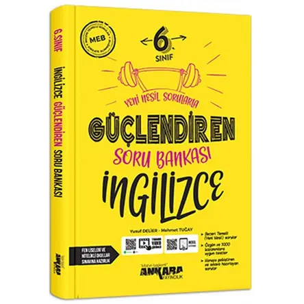 6. Sınıf İngilizce Güçlendiren Soru Bankası Ankara Yayıncılık