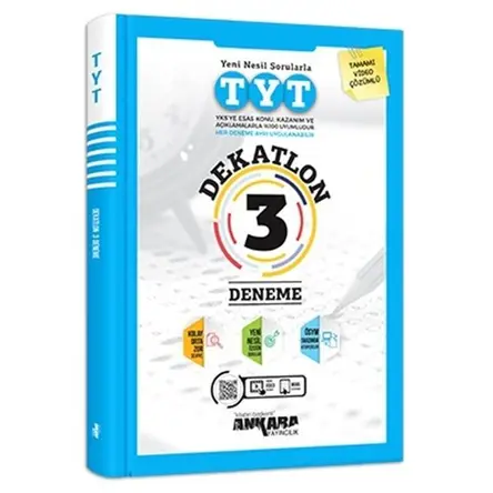 TYT Dekatlon 3 Deneme Ankara Yayıncılık