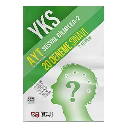 Nitelik AYT Sosyal Bilimler-2 20li Deneme Sınavı