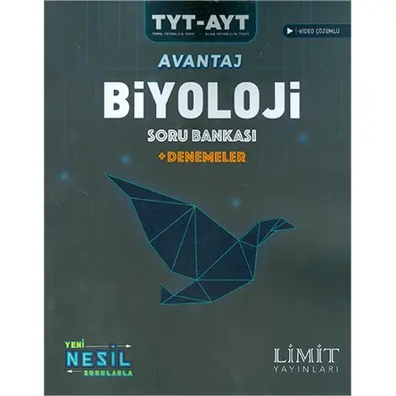Limit TYT AYT Avantaj Biyoloji Soru Bankası +Denemeler