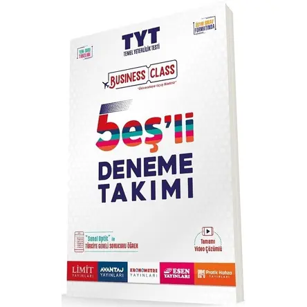 Limit YKS TYT Business Class 5 li Deneme Takımı