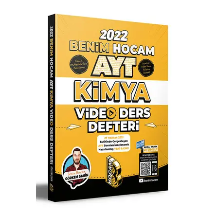 Benim Hocam 2022 AYT Kimya Video Ders Notları